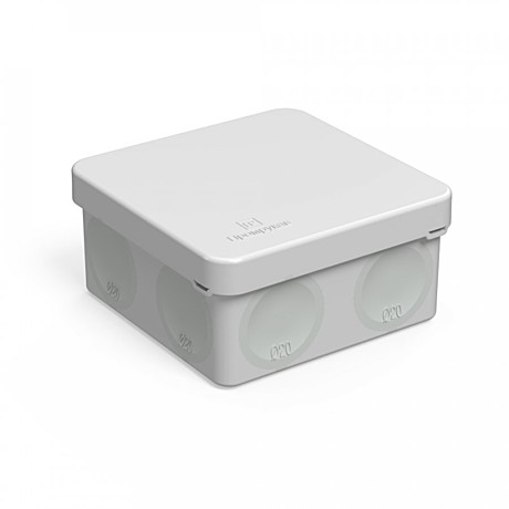 Коробка распределительная 60-0210м для прямого монтажа двухкомпонентная безгалогенная (HF) 80х80х40 