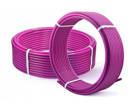 Труба PERT ду20*2,0 теплый пол РВК (розовый) 200 м