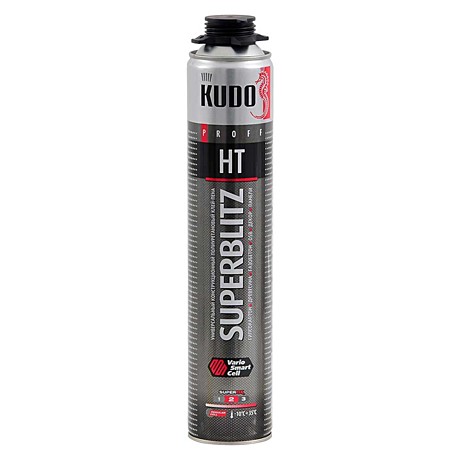 Клей-пена универсальный констр. Kudo Superblitz HT проф., всесезонный (1 л)