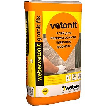 Клей для керамогранита Weber Vetonit Granit Fix, 25 кг