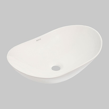 Раковина накладная ROYCE Lotus, 520*325*150, белый