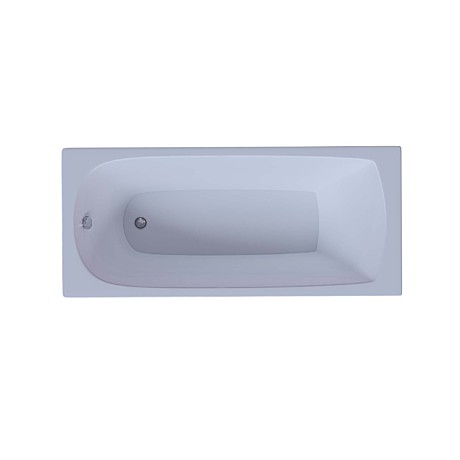 Акриловая ванна Aquatek Ника 170х75 см, белая, слив слева, без фронтального экрана и каркаса 