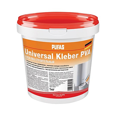 Клей ПВА Pufas Universal Kleber cтроительный (1 кг)