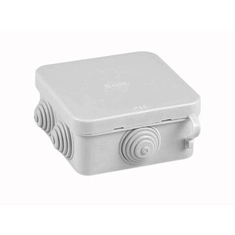 Коробка разветвительная КР-2604-И о/у 7 вводов, 100х100х50мм, IP55