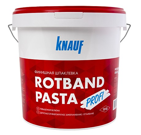 Шпаклевка Knauf Rotband Pasta Profi готовая (18 кг)