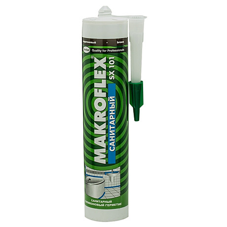 Герметик силиконовый Makroflex SX101 санитарный, бесцветный (0,29 л)