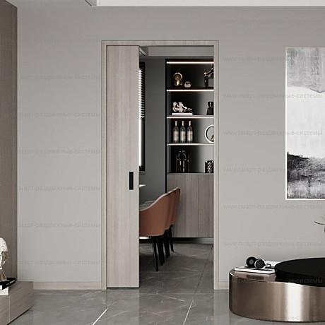 Пенал Single(черный уплотнитель) для полотна 2000*800