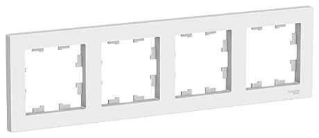 Рамка 4-х постовая Atlasdesign ATN000104, универсальная, IP20