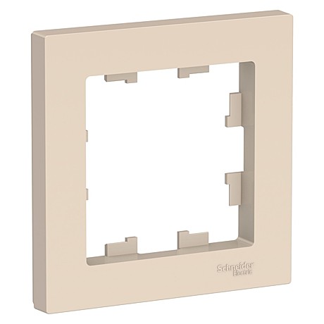 Рамка 1-постовая Atlasdesign ATN000201, IP20, бежевая